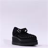 Marco Moreo Stockholm Stud Mary Jane - Black Suede